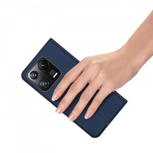 Калъф тип книга DUX DUCIS Skin Pro - Xiaomi 13 Pro син - Img 8