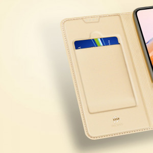 Калъф тип книга DUX DUCIS Skin Pro - Xiaomi Poco C55 / Redmi 12C Cover златист - Img 12