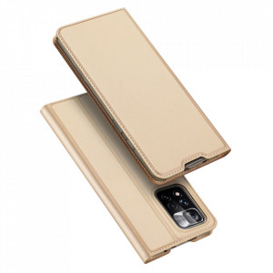Калъф тип книга DUX DUCIS Skin Pro - Xiaomi Poco M4 Pro 5G златист - Img 1