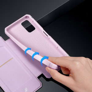 Калъф тип книга DUX DUCIS Skin X - Samsung Galaxy A03s розов - Img 12