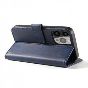 Калъф тип книга Magnet Elegant - iPhone 14 Pro Max син - Img 3