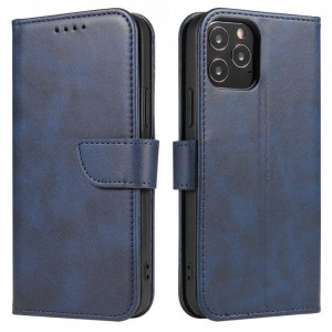 Калъф тип книга Magnet Elegant - Samsung Galaxy A03s син - Img 1