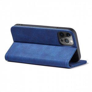 Калъф тип книга Magnet Fancy - iPhone 12 Pro Max син - Img 8