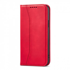 Калъф тип книга Magnet Fancy - iPhone 14 Pro червен - Img 7