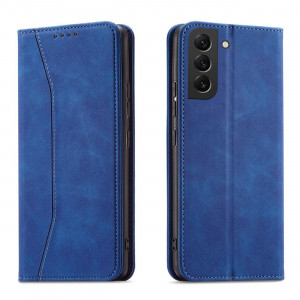 Калъф тип книга Magnet Fancy - Samsung Galaxy S23+ син - Img 1