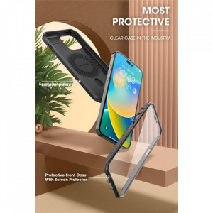 Калъф 360° със стойка и клипс SUPCASE Unicorn Beetle Pro MagSafe - iPhone 14 Pro Max черен - Img 7