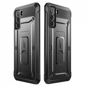 Калъф 360° със стойка и клипс SUPCASE Unicorn Beetle Pro - Samsung Galaxy S22+ черен - Img 3