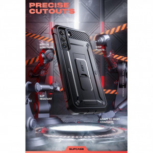 Калъф 360° със стойка и клипс SUPCASE Unicorn Beetle Pro - Samsung Galaxy S22+ черен - Img 8