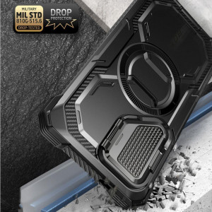 Калъф 360° с покритие за камерата SUPCASE IBLSN Armorbox MagSafe - Samsung Galaxy S24 Ultra черен - Img 2