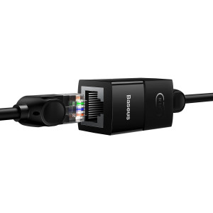 Комплект от 10 бр. съединител за мрежов кабел RJ45 BASEUS AirJoy Series черен - Img 5