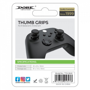 Комплект покрития за Xbox контролер DOBE (TYX-0649) черен - Img 5