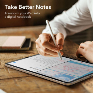 Магнитен гъвкав протектор ESR PAPER FEEL - iPad Pro 11" (2nd gen 2020) / Pro 11" (3rd gen 2021) / Pro 11" (4th gen 2022) / Air 10.9" (4th gen 2020) / (5th gen 2022) прозрачен мат - Img 4