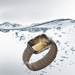 Магнитна каишка DUX DUCIS BL - Apple Watch 41mm Series 9 / 41mm Series 8 / 41mm Series 7 / 40mm Series 6 / 40mm SE / 40mm Series 5 / 40mm Series 4 / 38mm Series 3 / 38mm Series 2 / 38mm (1st gen) тъмносив - Img 12