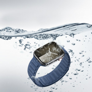 Магнитна каишка DUX DUCIS BL - Apple Watch 41mm Series 9 / 41mm Series 8 / 41mm Series 7 / 40mm Series 6 / 40mm SE / 40mm Series 5 / 40mm Series 4 / 38mm Series 3 / 38mm Series 2 / 38mm (1st gen) син - Img 11