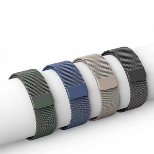 Магнитна стоманена каишка Magnetic - Apple Watch 40mm Series 6 / 40mm Series 5 / 40mm Series 4 / 38mm Series 3 / 38mm Series 2 червен - Img 2