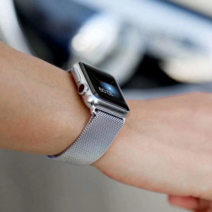 Магнитна стоманена каишка Magnetic - Apple Watch 40mm Series 6 / 40mm Series 5 / 40mm Series 4 / 38mm Series 3 / 38mm Series 2 червен - Img 7