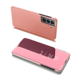 Огледален калъф тип книга Clear View - Samsung Galaxy S22+ розов - Img 1