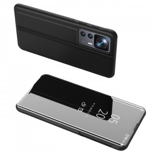Огледален калъф тип книга Clear View - Xiaomi 12T / 12T Pro черен - Img 1