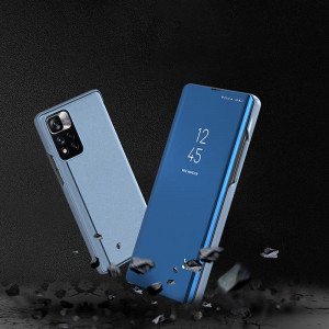 Огледален калъф тип книга Clear View - Xiaomi Redmi Note 11 / 11S черен - Img 4