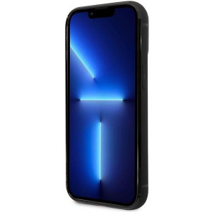 Оригинален гръб от еко кожа BMW Leather Card Slot BMHCP14X22RSEPK - iPhone 14 Pro Max черен - Img 5