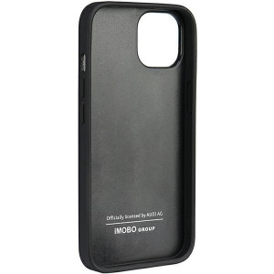 Оригинален гръб от естествена кожа AUDI Genuine Leather AU-TPUPCIP12P-Q8 / D1-BK - iPhone 12 / 12 Pro черен - Img 3