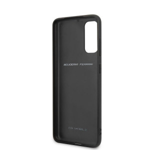 Оригинален гръб от естествена кожа FERRARI Heritage Quilted FEHQUHCS62RE - Samsung Galaxy S20 / S20 5G червен - Img 4