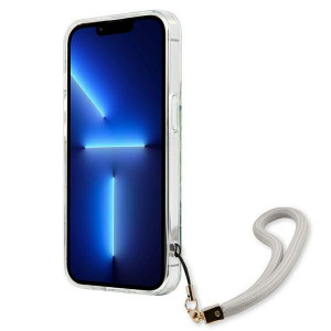 Оригинален гръб с връзка GUESS Flower GUHCP13LHFLSN - iPhone 13 Pro зелен - Img 5