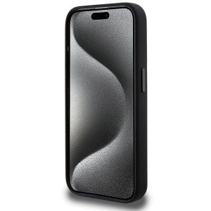 Оригинален гръб AMG Silicone Large Rhombuses MagSafe - iPhone 15 Pro черен - Img 5