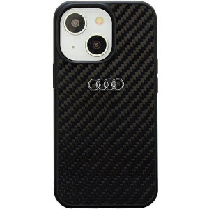 Оригинален гръб AUDI Carbon Fiber AU-TPUPPCIP14-R8 / D2-BK - iPhone 14 черен - Img 1