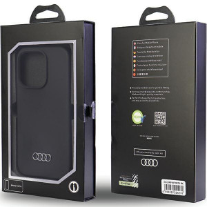 Оригинален гръб AUDI Silicone AU-LSRIP14P-Q3 / D1-BK - iPhone 14 Pro черен - Img 6