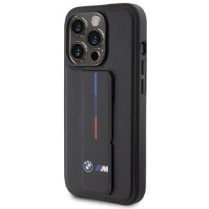 Оригинален гръб BMW Grip Hot Stamp -iPhone 15 Pro Max черен - Img 2