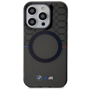 Оригинален гръб BMW Pattern MagSafe - iPhone 13 Pro Max сив - Img 3