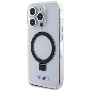 Оригинален гръб BMW Ring Stand M MagSafe - iPhone 15 Pro Max прозрачен - Img 2
