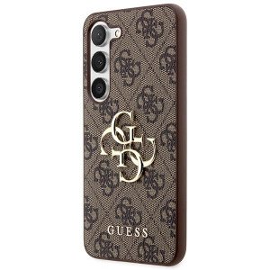 Оригинален гръб GUESS 4G Big Metal Logo GUHCS23S4GMGBR - Sansung Galaxy - Samsung Galaxy S23 кафяв - Img 2
