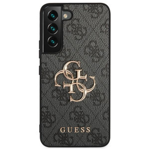 Оригинален гръб GUESS 4G Big Metal Logo GUHCS23S4GMGGR - Samsung Galaxy S23 сив - Img 3