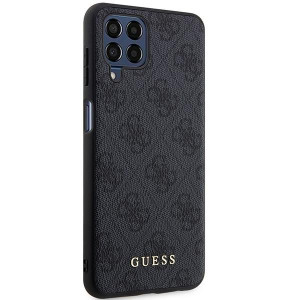 Оригинален гръб GUESS 4G Metal Gold Logo GUHCSM33G4GFGR - Samsung Galaxy M33 сив - Img 4