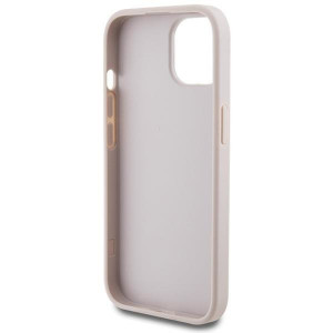 Оригинален гръб GUESS 4G Metal Gold Logo - iPhone 15 розов - Img 7