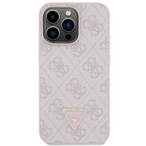 Оригинален гръб GUESS 4G Metal Logo с презрамка GUHCP13XP4TDSCPP - iPhone 13 Pro Max розов - Img 3