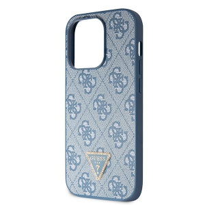 Оригинален гръб GUESS 4G Metal Logo с презрамка GUHCP15XP4TDSCPB - iPhone 15 Pro Max син - Img 7