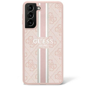 Оригинален гръб GUESS 4G Printed Stripe GUHCS23SP4RPSP - Samsung Galaxy S23 розов - Img 1