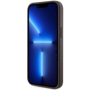 Оригинален гръб GUESS 4G Printed Stripe MagSafe GUHMP14MP4RPSW - iPhone 14 Plus кафяв - Img 5