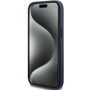 Оригинален гръб GUESS 4G Triangle Metal Logo - iPhone 15 Plus / 14 Plus син - Img 5