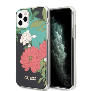 Оригинален гръб GUESS Flower GUHCN58IMLFL01 - iPhone 11 Pro черен - Img 9