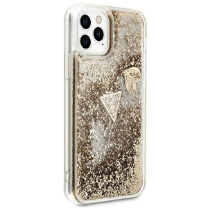 Оригинален гръб GUESS Glitter Charms GUOHCN58GLHFLGO - iPhone 11 Pro златист - Img 6