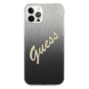 Оригинален гръб GUESS Glitter Gradient GUHCP12LPCUGLSBK - iPhone 12 Pro Max черен - Img 3