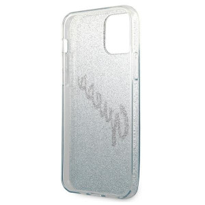 Оригинален гръб GUESS Glitter Gradient GUHCP12MPCUGLSBL - iPhone 12 / 12 Pro син - Img 7
