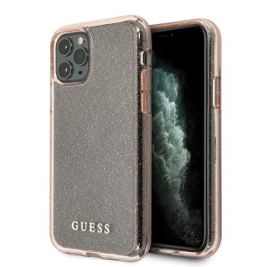 Оригинален гръб GUESS Glitter GUHCN58PCGLPI - iPhone 11 Pro розов - Img 9