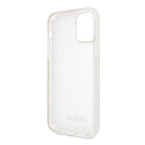 Оригинален гръб GUESS Glitter GUHCN58PCGLSI - iPhone 11 Pro сребрист - Img 4