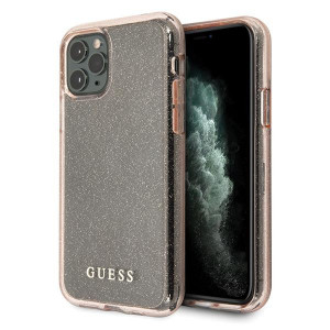 Оригинален гръб GUESS Glitter GUHCN65PCGLPI - iPhone 11 Pro Max розово злато - Img 9