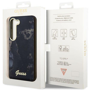 Оригинален гръб GUESS Golden Marble GUHCS23MHTMRSK - Samsung Galaxy S23+ черен - Img 8